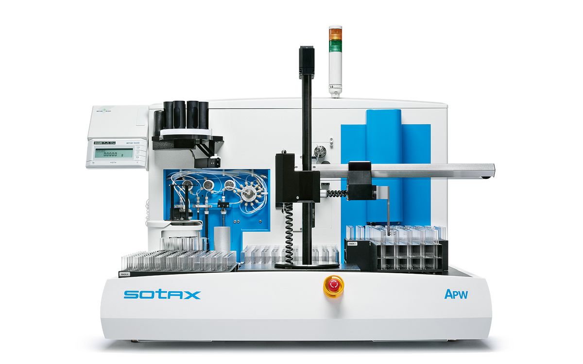 SOTAX TPW automata mintaelőkészítő állomás